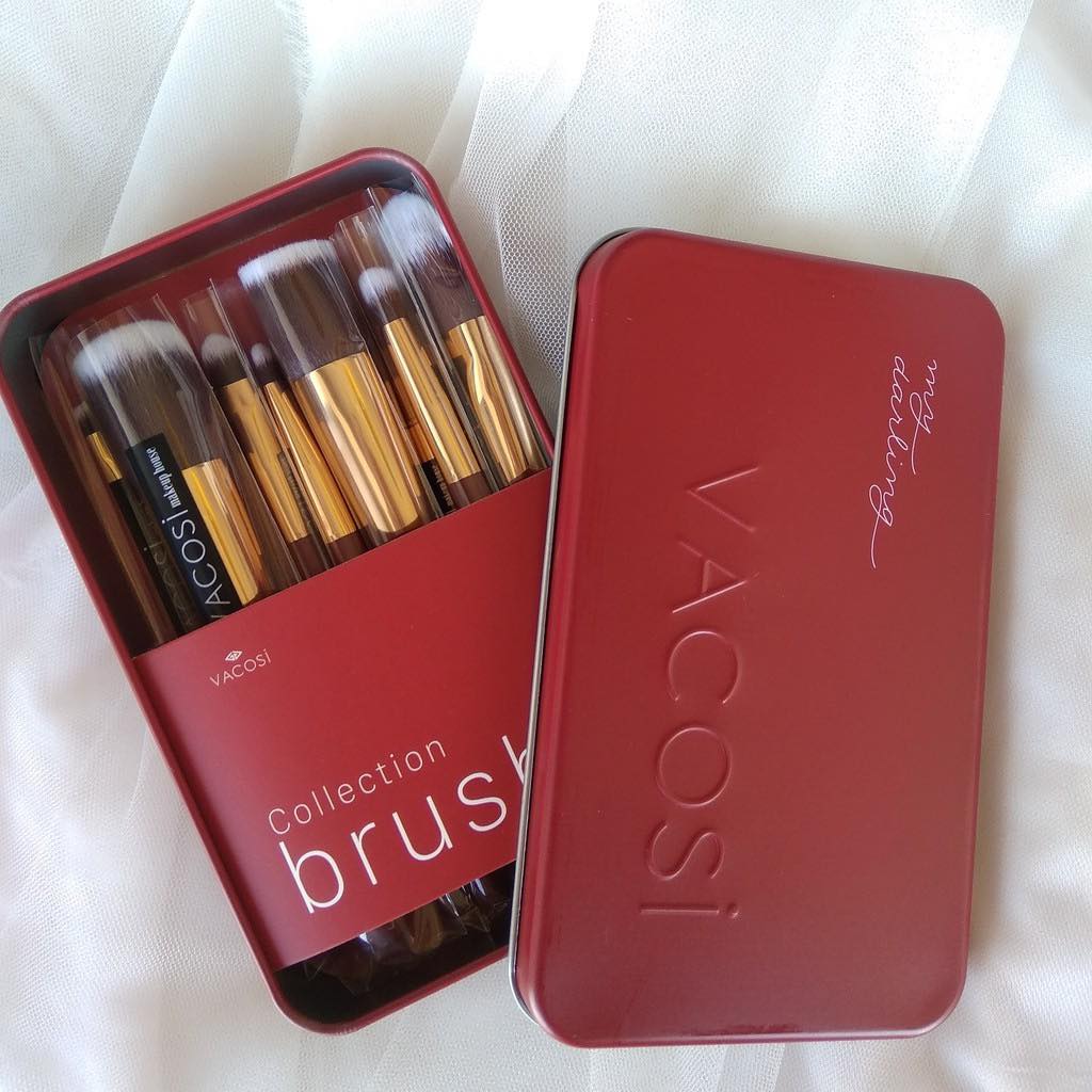 Bộ Cọ Trang Điểm Vacosi My Darling Travel Brush Set 8PCS