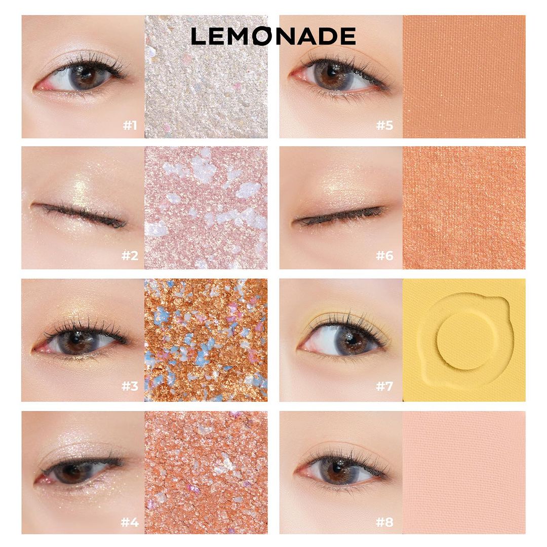 Bảng Mắt Lemonade Aesthetic Eyeshadow 9 Eyeshadow Palette