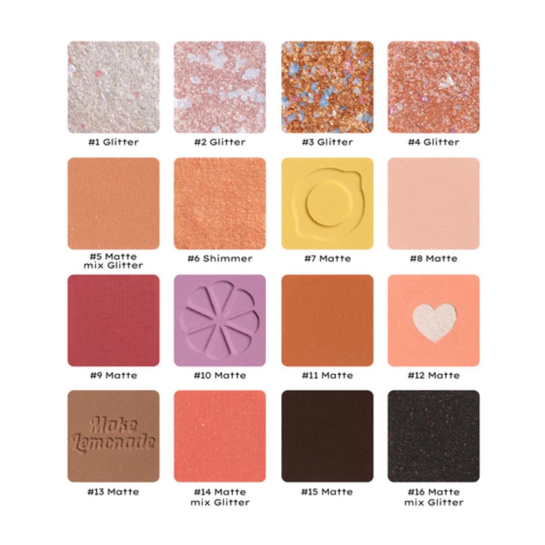 Bảng Mắt Lemonade Aesthetic Eyeshadow 9 Eyeshadow Palette