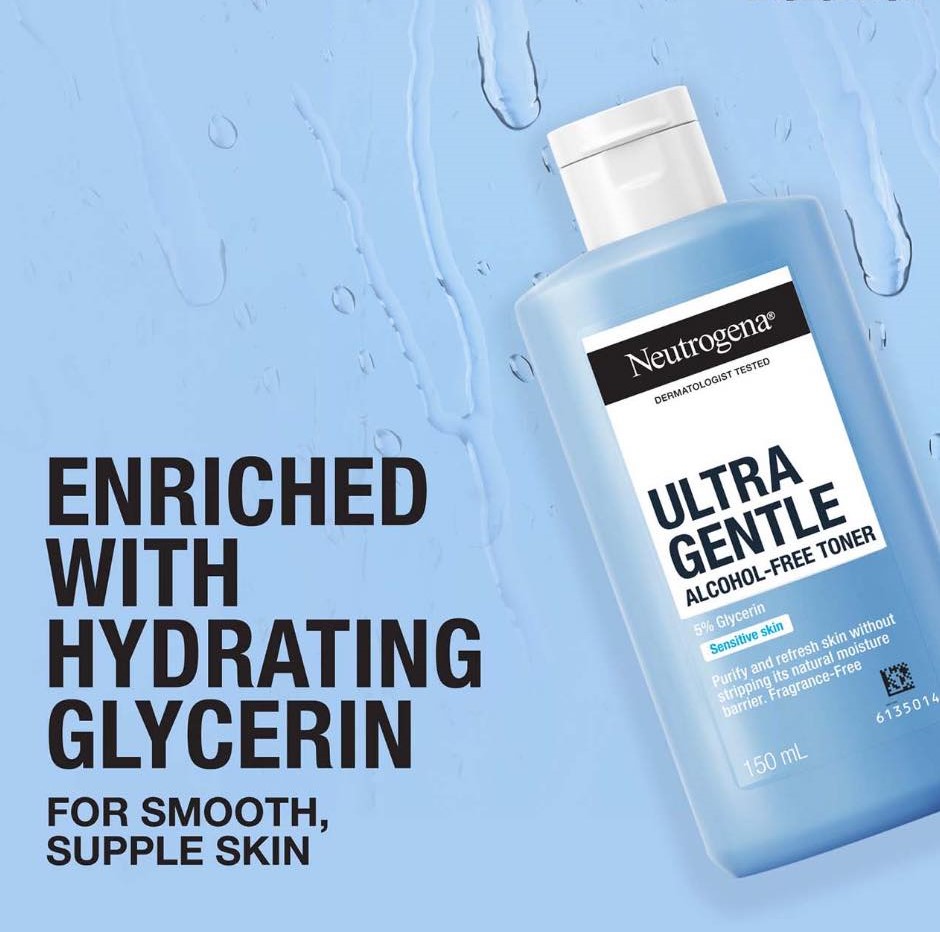 Nước Cân Bằng Neutrogena Ultra Gentle Alcohol-Free Toner 150ml (NK)
