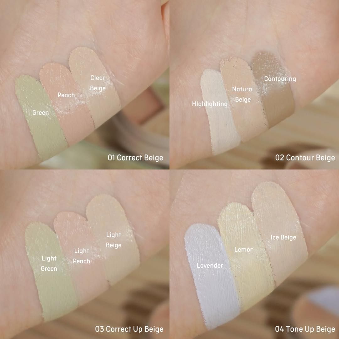 Bảng Che Khuyết Điểm The Saem Cover Perfection Triple Pot Concealer 4,5g