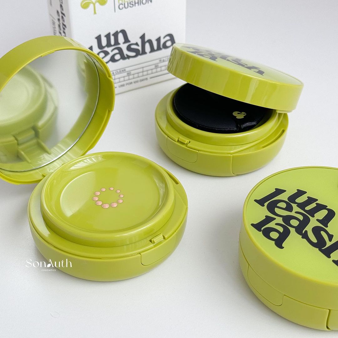 Phấn Nước Unleashia Satin Wear Healthy Green Cushion 15g