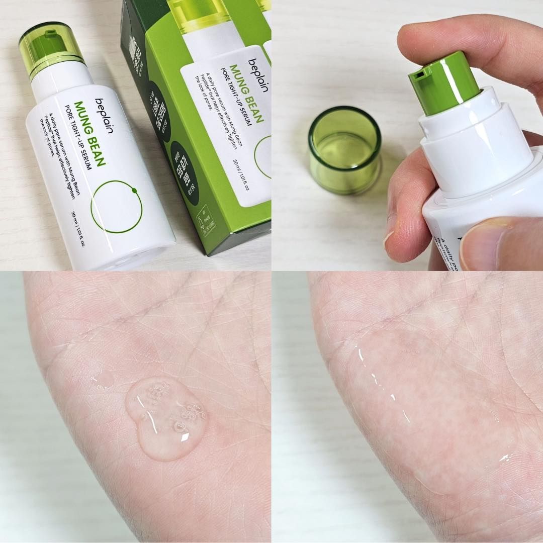 Tinh Chất Beplain Mung Bean Pore Tight Up Serum 30ml