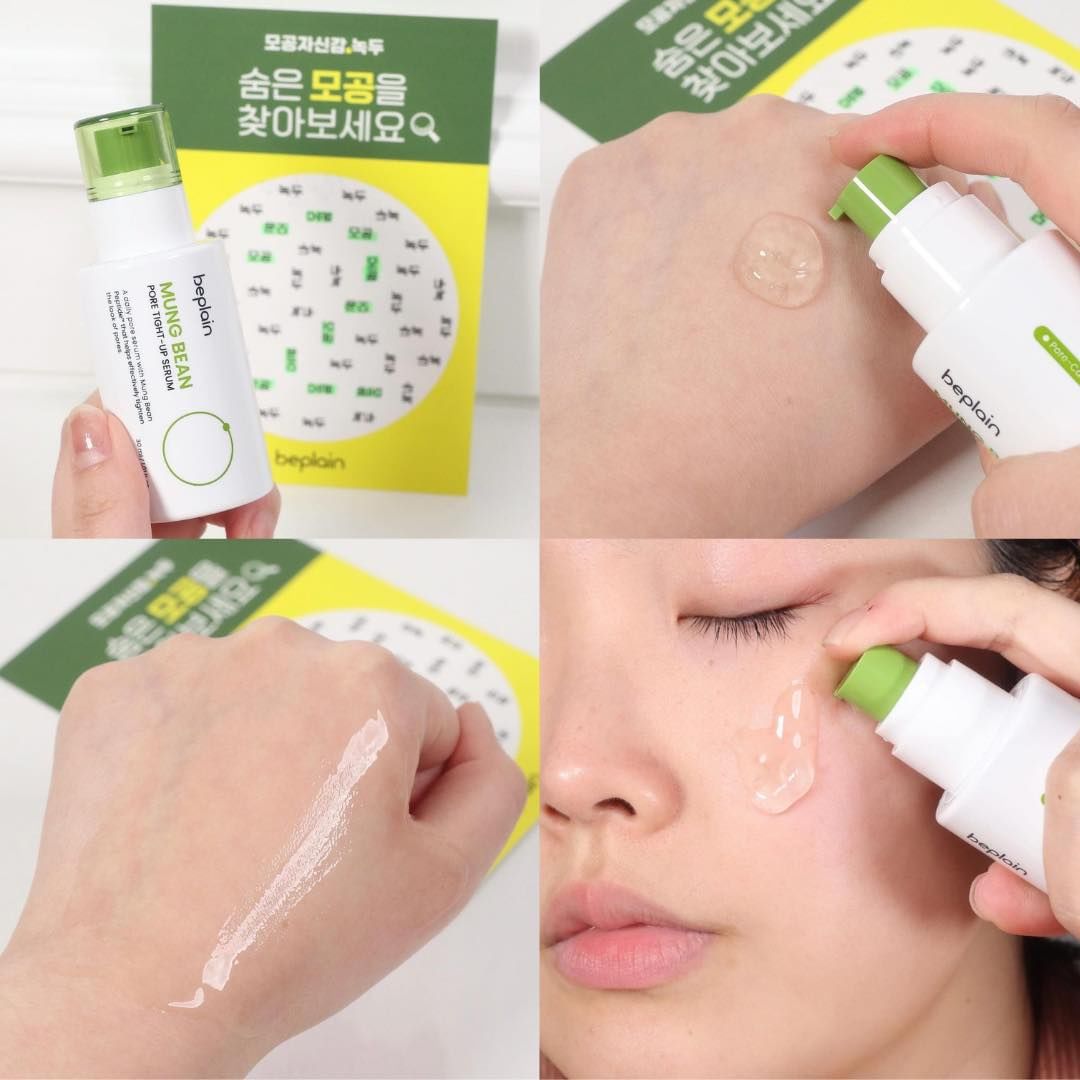 Tinh Chất Beplain Mung Bean Pore Tight Up Serum 30ml