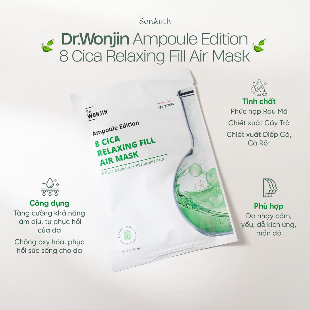 Mặt Nạ Wonjin Ampoule Edition Fill Air Mask 27g