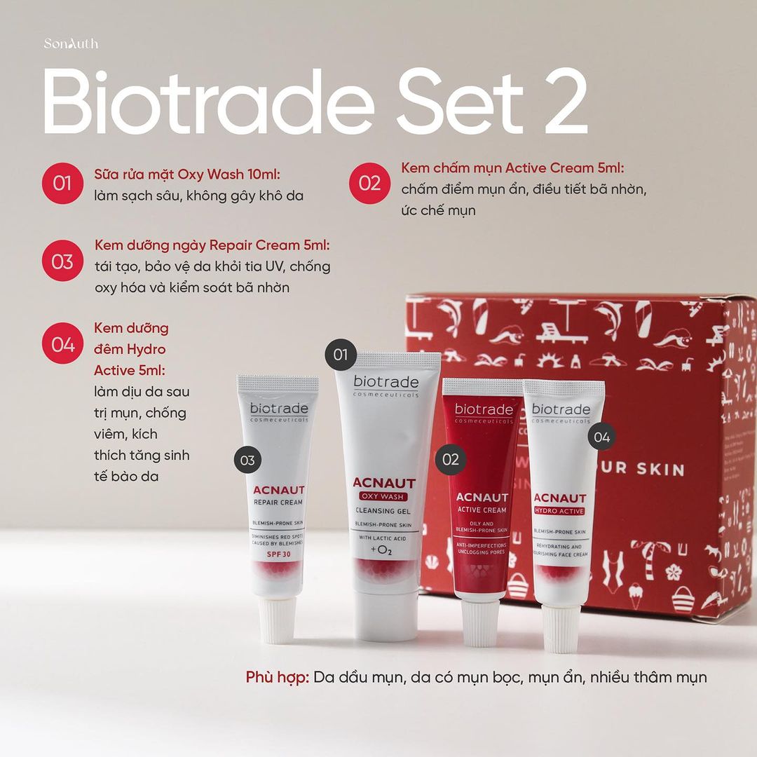Bộ Dưỡng Da Biotrade Trial Set