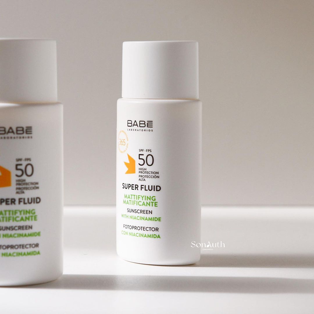 Sữa Chống Nắng Babe Super Fluid Mattifying Sunscreen SPF50 50ml