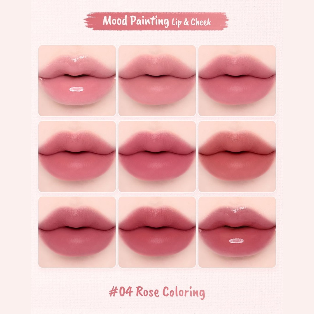 Bảng Má & Môi Dasique Mood Painting Lip & Cheek Palette 6g