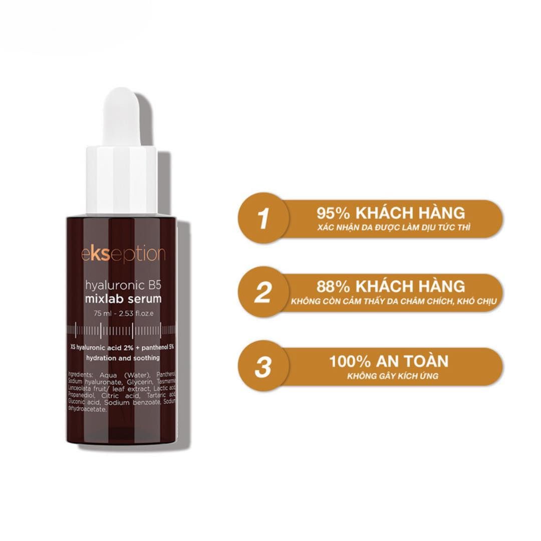 Tinh Chất Ekseption Hyaluronic B5 Mixlab Serum 75ml