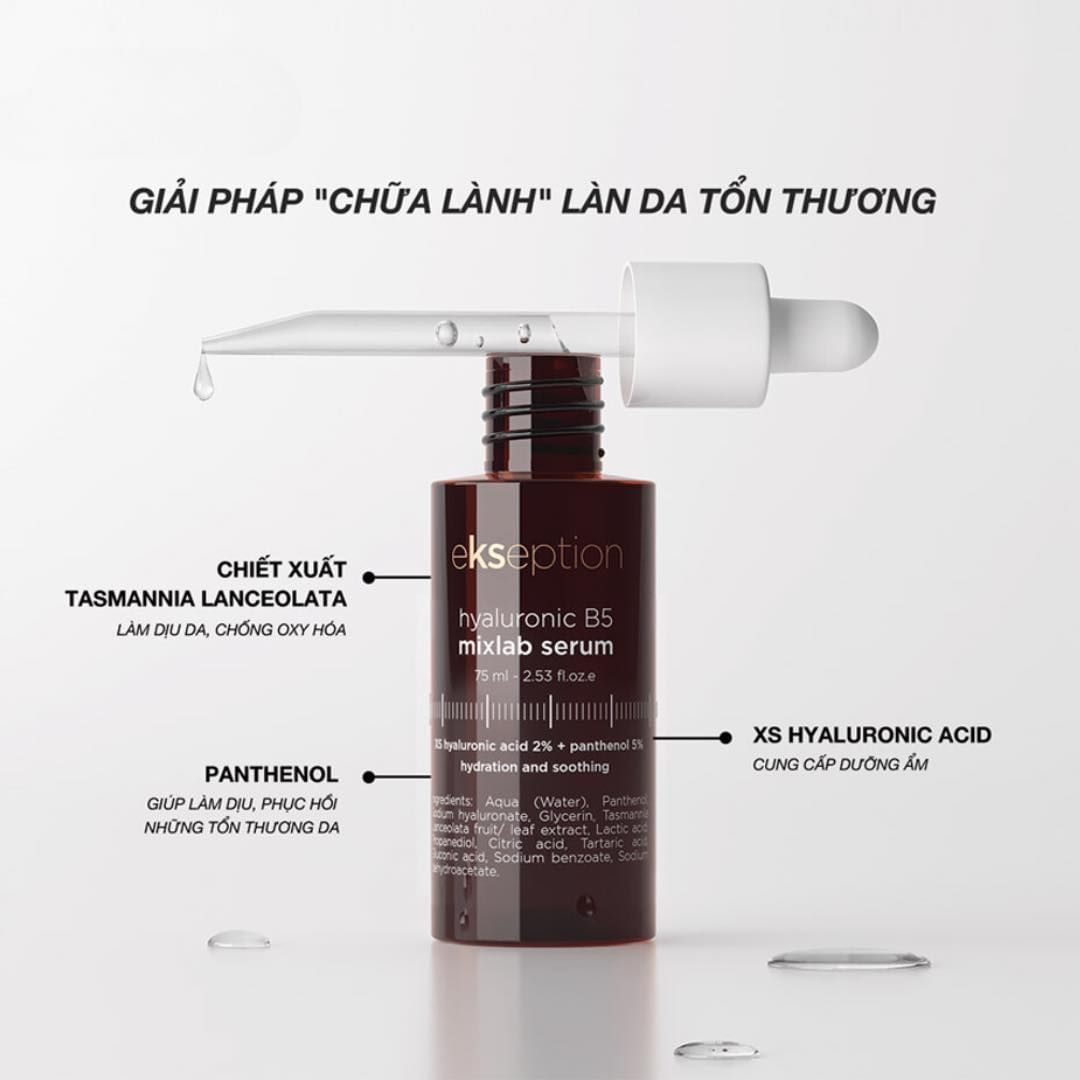 Tinh Chất Ekseption Hyaluronic B5 Mixlab Serum 75ml