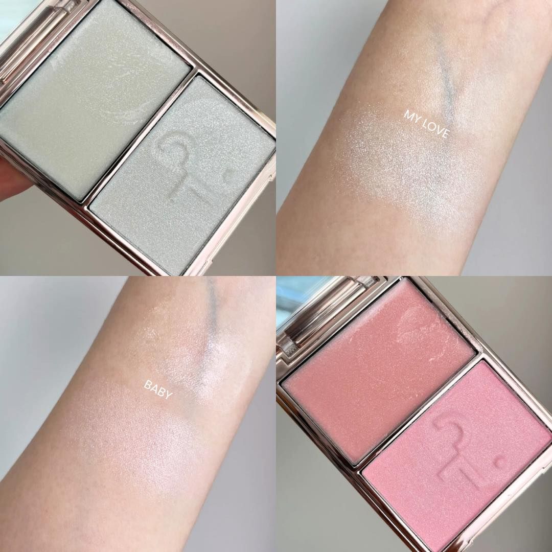 Bắt Sáng PaTrick Ta Major Glow Creme & Powder Light Reflecting Translucent Highlighter Duo