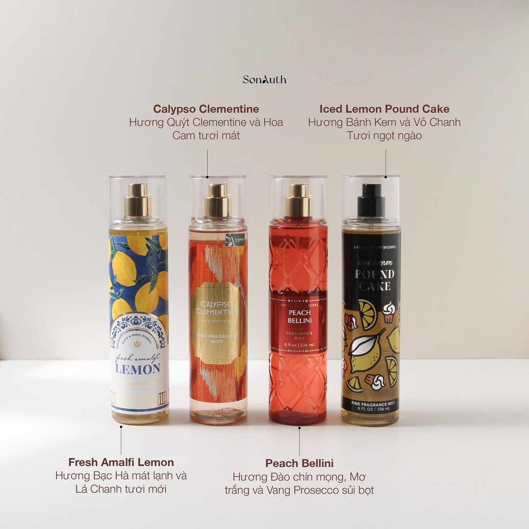 Xịt Thơm Cơ Thể Bath & Body Works Fine Fragrance Mist 236ml