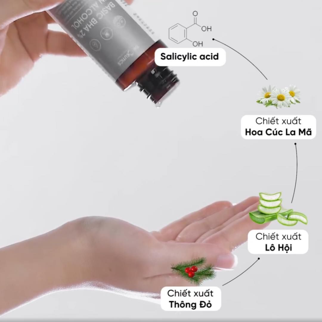 Dung Dịch Tẩy Tế Bào Chết DrCeutics Basic BHA 2% In Alcohol 200ml