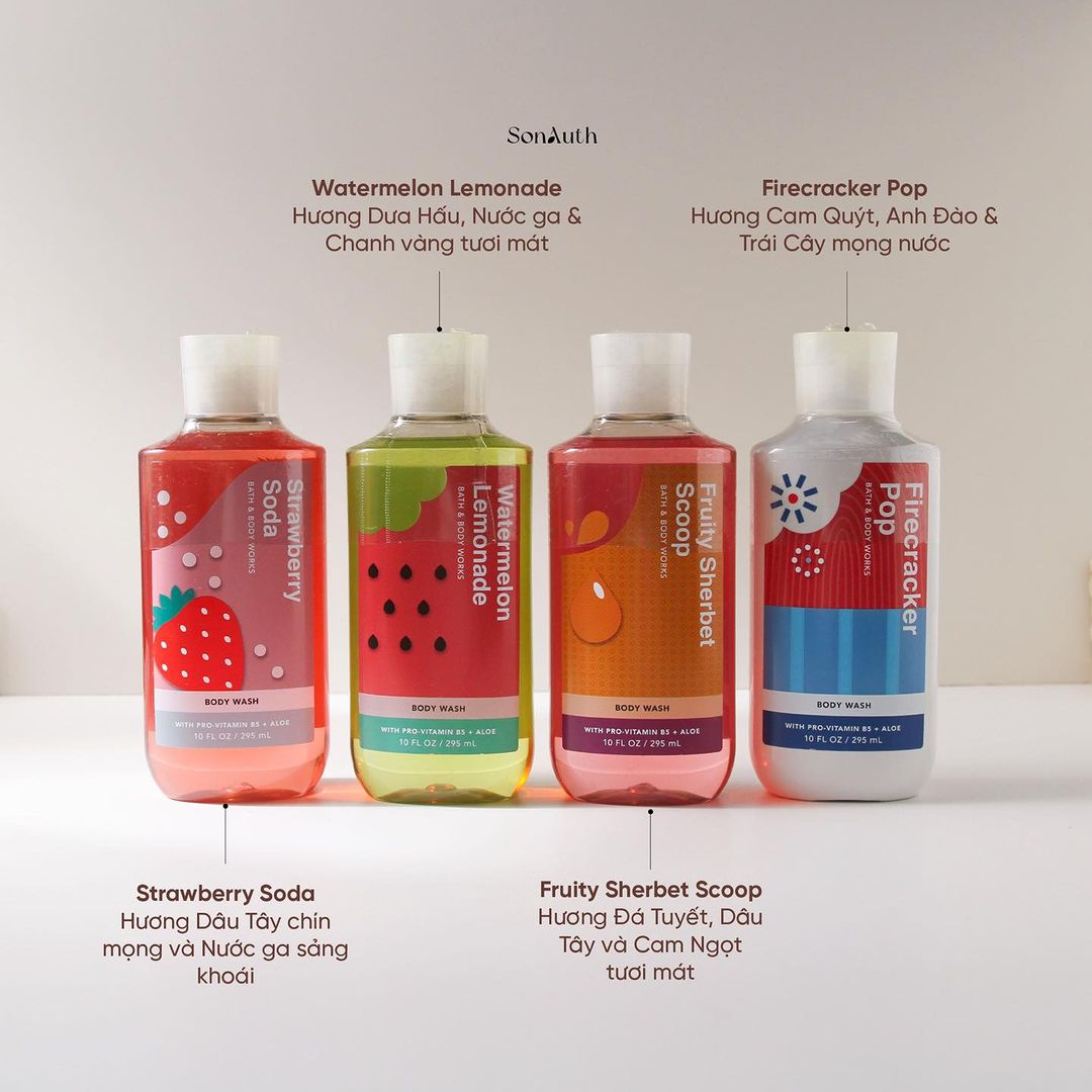 Gel Tắm Bath & Body Works Body Wash 295ml