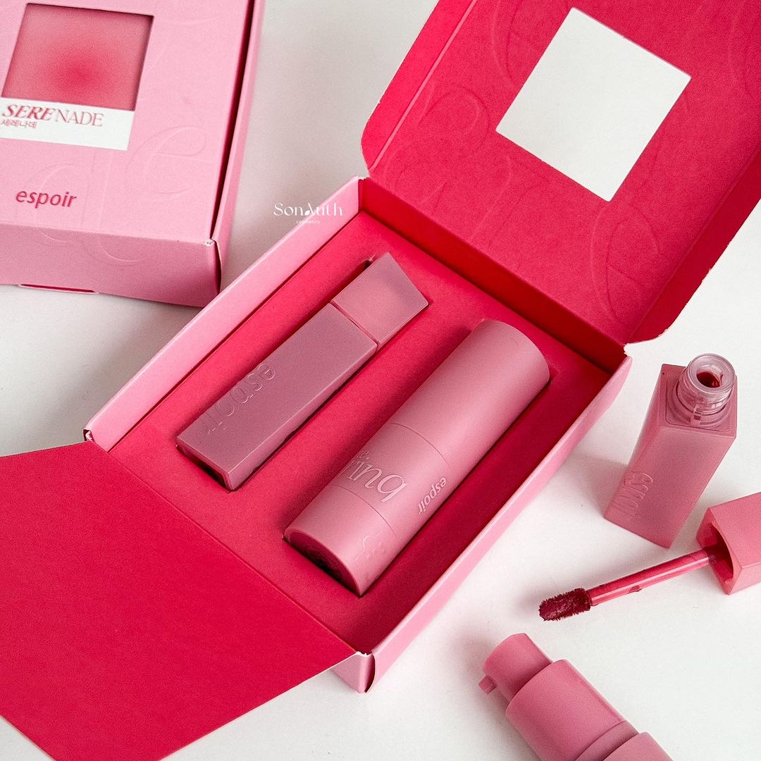 Bộ Đôi Son & Má Kem Espoir Serenade Edition Set