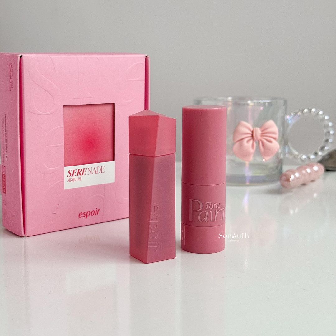 Bộ Đôi Son & Má Kem Espoir Serenade Edition Set