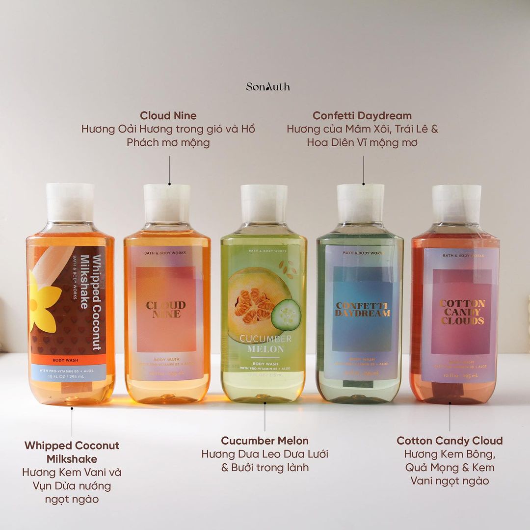 Gel Tắm Bath & Body Works Body Wash 295ml