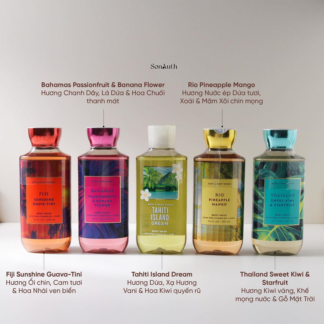 Gel Tắm Bath & Body Works Body Wash 295ml