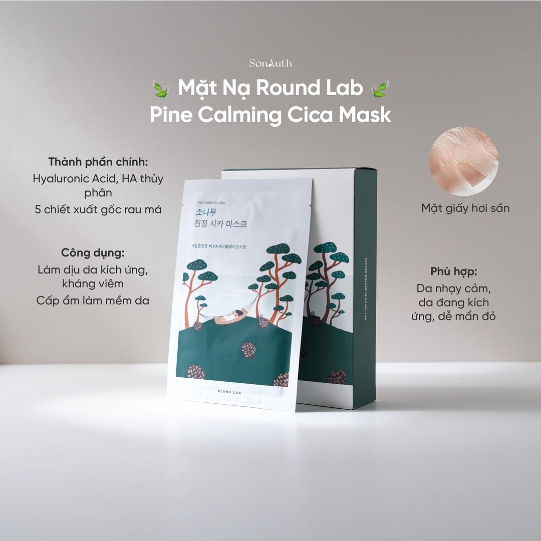 Mặt Nạ Giấy Round Lab Mask 25ml | SonAuth