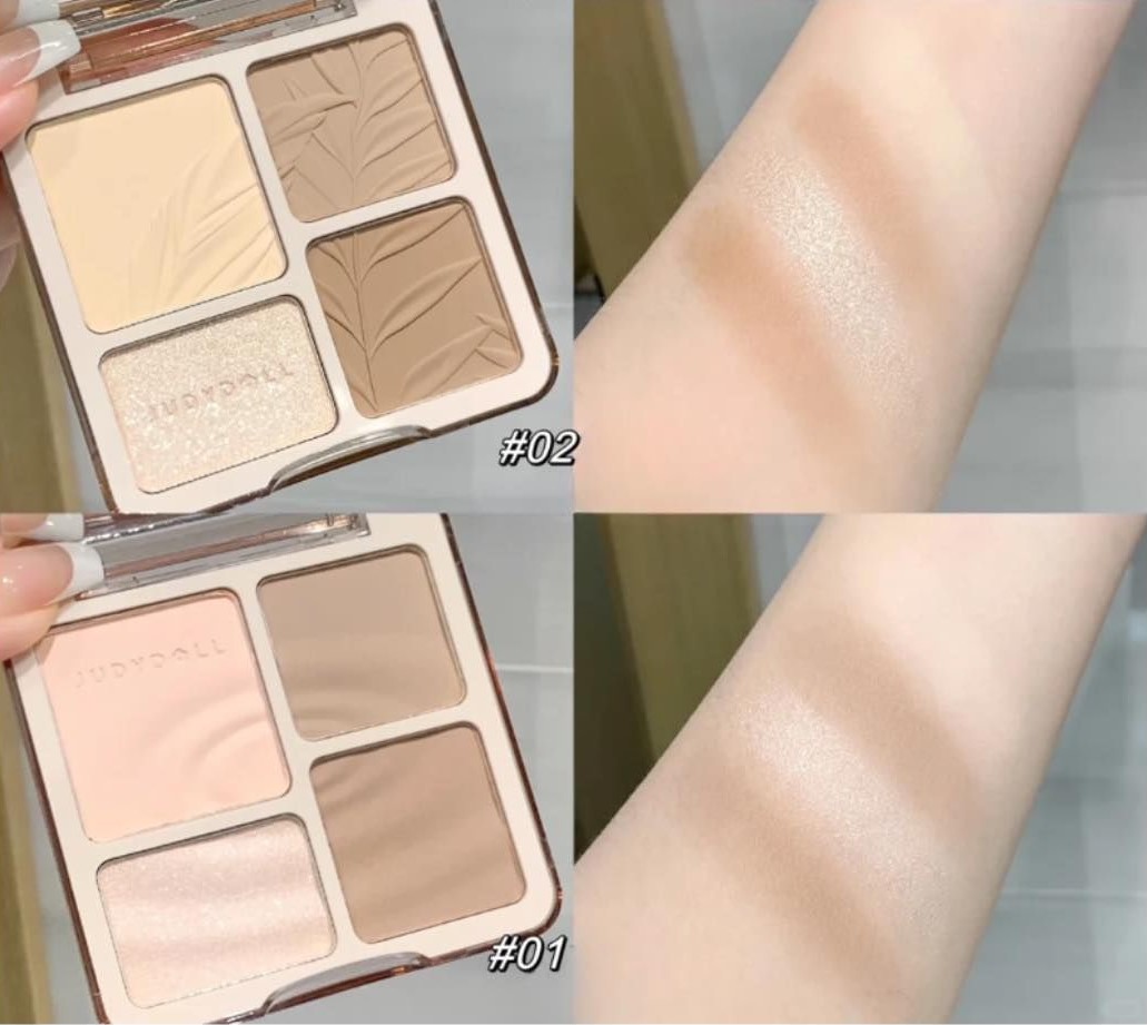 Bảng Phấn Bắt Sáng & Tạo Khối Judydoll Highlight & Contour 9g