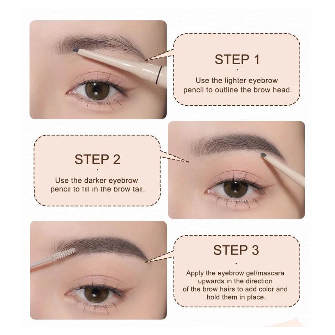 Bút Kẻ Mày 2 Đầu Judydoll Duo Eyebrow Pencil