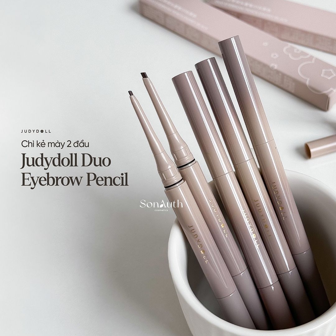 Bút Kẻ Mày 2 Đầu Judydoll Duo Eyebrow Pencil