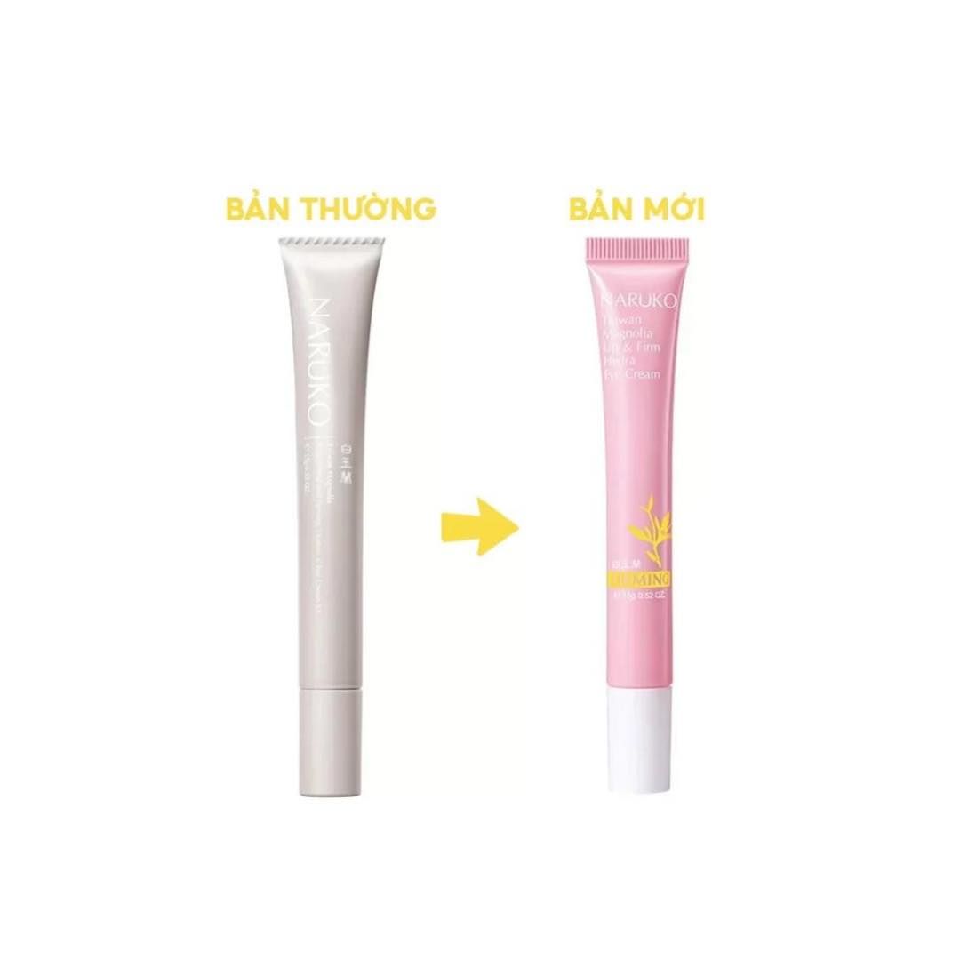 Kem Dưỡng Mắt Naruko Taiwan Magnolia Up & Firm Hydra Eye Cream 15g