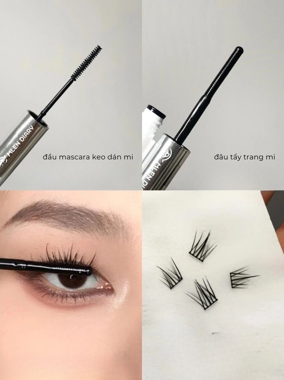 Mascara Keo Dán Mi 2 Đầu Mlen Diary Lash Bond & Remover 8g