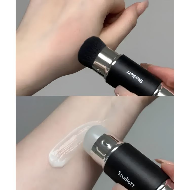 Cọ 2 Đầu Dạng Lông & Silicon Studio17 Dual Silicone Blush Brush