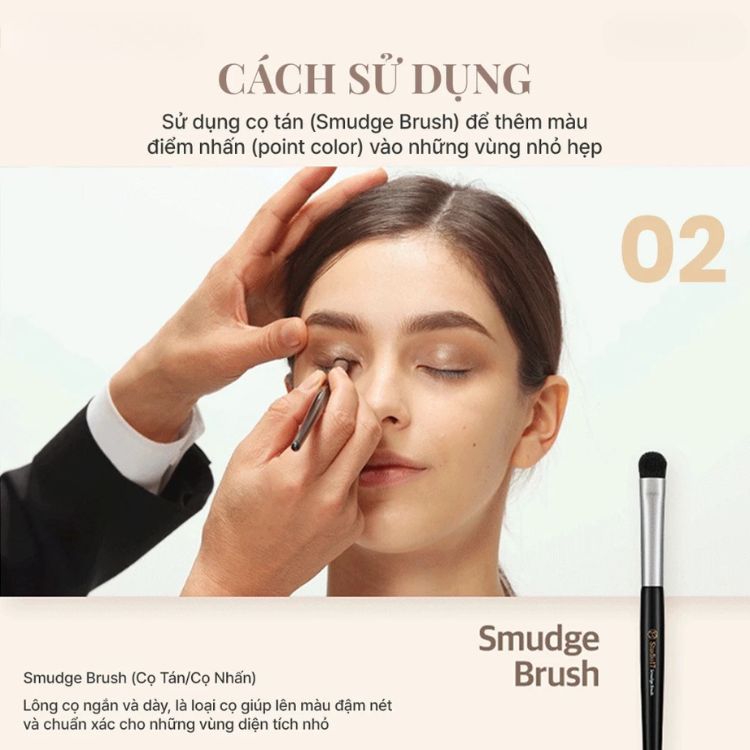 Bộ 5 Cọ Trang Điểm Mắt Studio17 Eye Makeup Brush Set