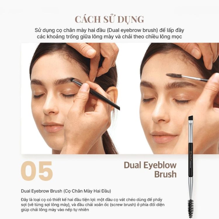 Bộ 5 Cọ Trang Điểm Mắt Studio17 Eye Makeup Brush Set