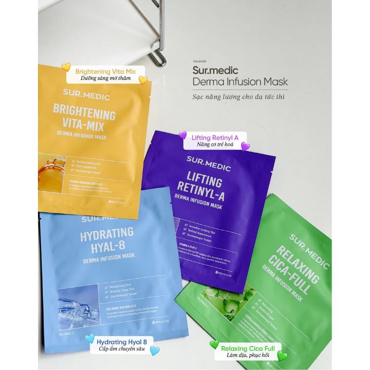 Mặt Nạ Giàu Tinh Chất Sur.Medic Derma Infusion Mask 28g