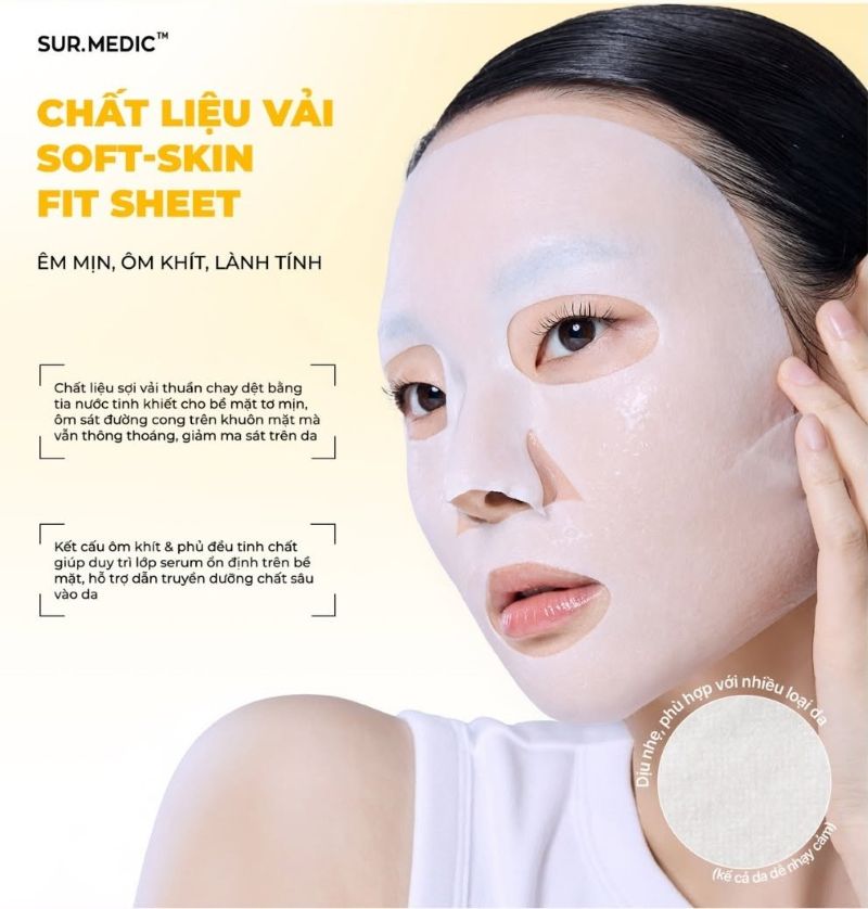 Mặt Nạ Giàu Tinh Chất Sur.Medic Derma Infusion Mask 28g