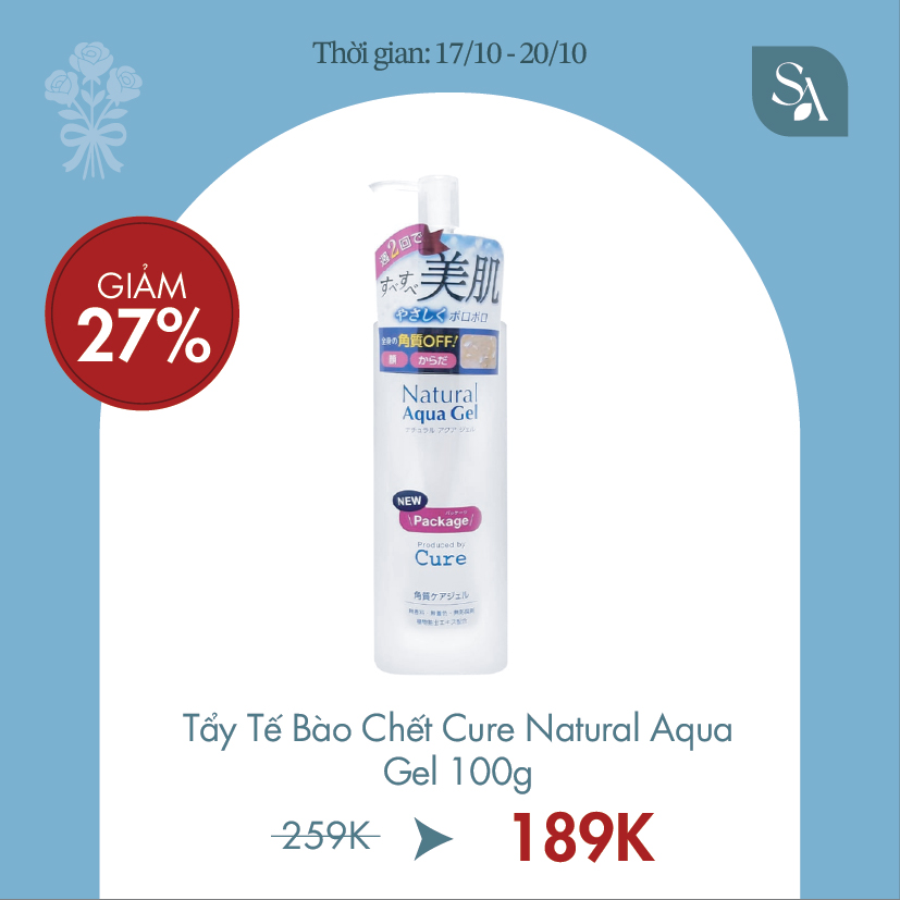 Tẩy Da Chết Cure Natural Aqua Gel