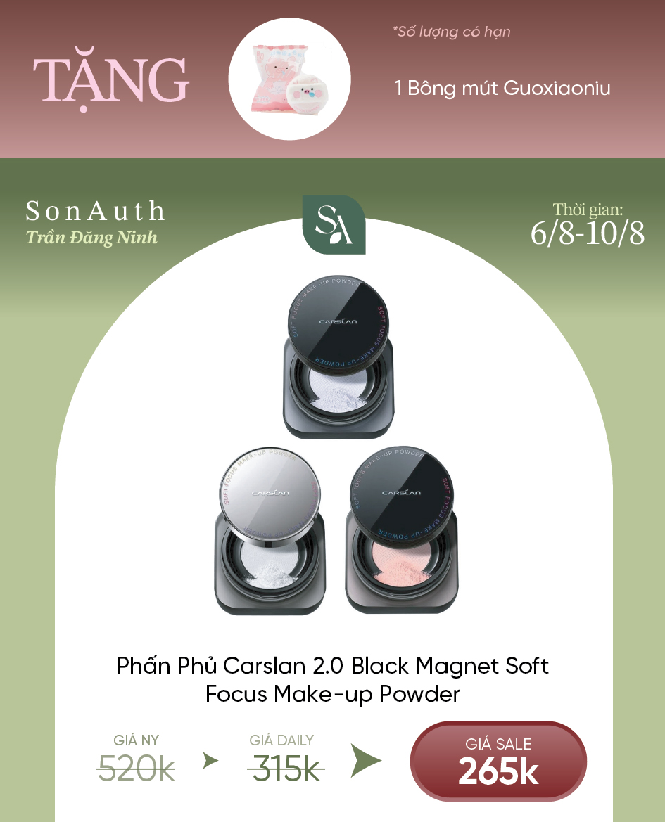 Phấn Phủ Bột Carslan 2.0 Soft Focus Make-Up Powder 8g