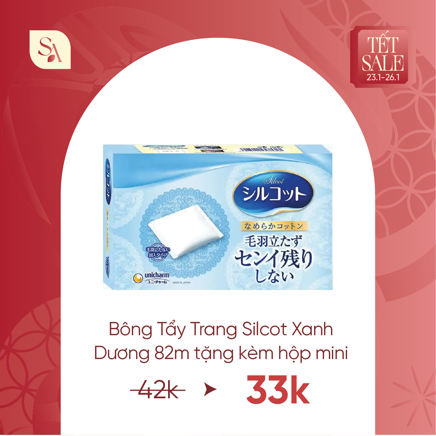 Bông Tẩy Trang Silcot