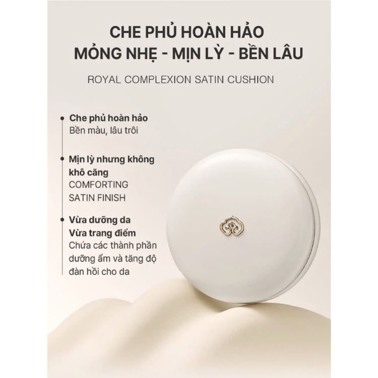 Phấn Nước Rạng Rỡ The Whoo Royal Complexion Satin Cushion (2x13g)