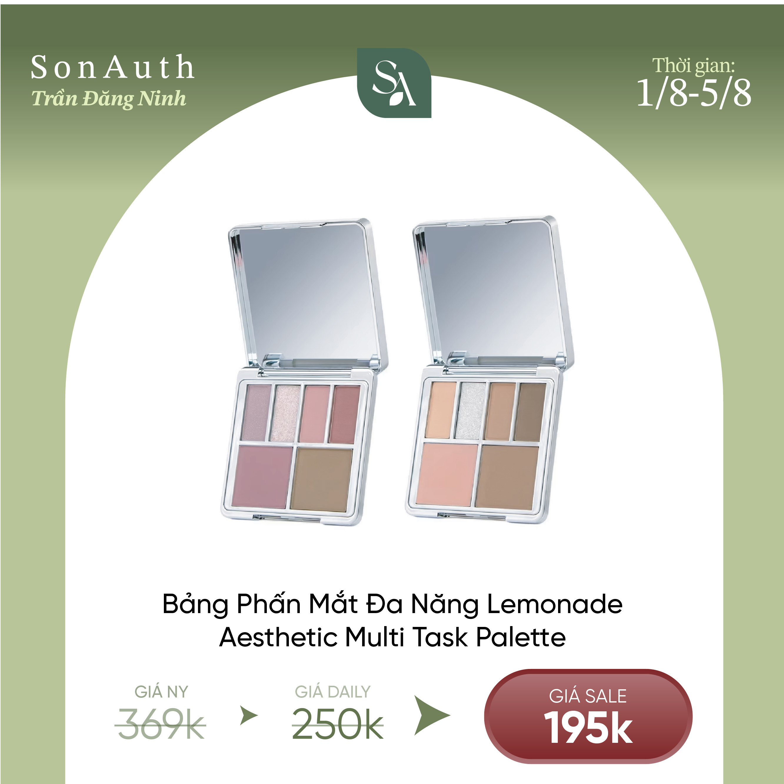 Bảng Mắt Đa Năng Lemonade Aesthetic Multi-Task Palette