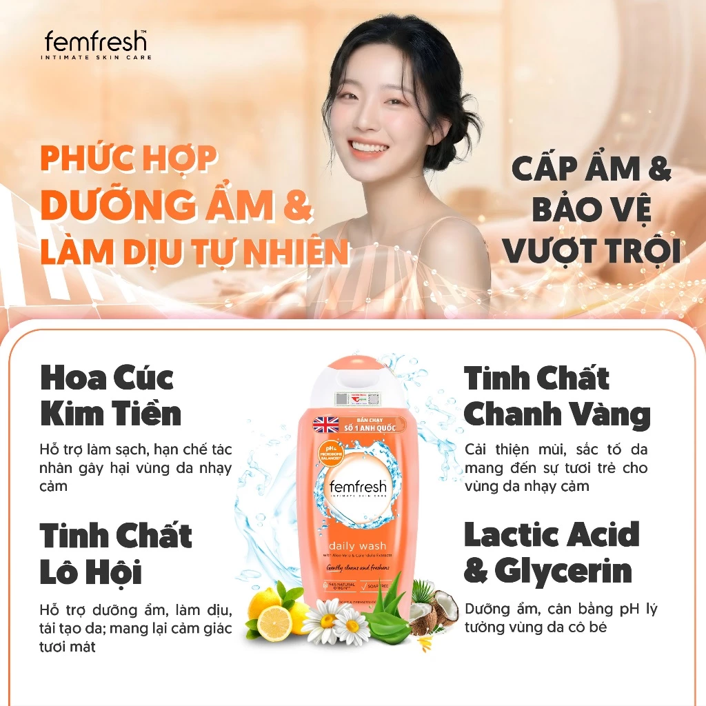 Dung Dịch Vệ Sinh Femfresh Intimate Cleansing Wash