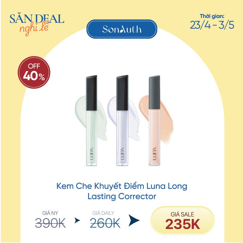 Che Khuyết Điểm Hiệu Chỉnh Da Luna Long Lasting Corrector 6.5g
