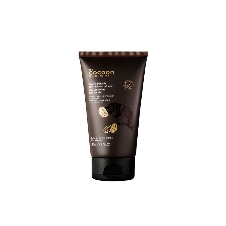 Tẩy Tế Bào Chết Cà Phê Cocoon Dak Lak Coffee Face Polish 150ml