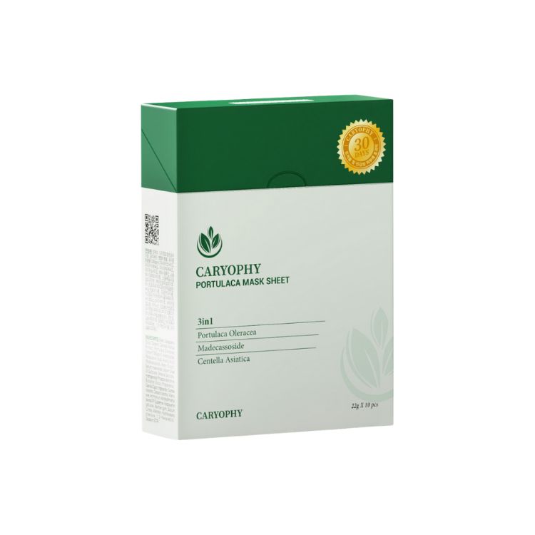 Mặt Nạ Giấy Làm Dịu Caryophy Portulaca Mask Sheet 22g