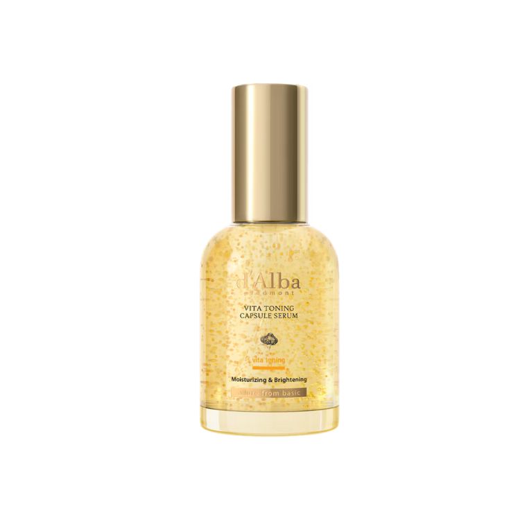 Tinh Chất Viên Nang Dưỡng Sáng Mượt Da d'Alba Vita Toning Capsule Serum 50ml
