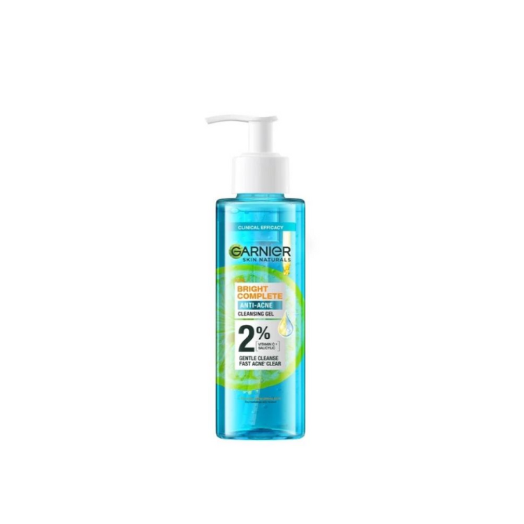Gel Rửa Mặt Garnier Bright Complete Anti-Acne Cleansing Gel 120ml