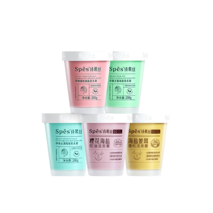 Kem Tẩy Tế Bào Chết Da Đầu Spes Sea Salt Cream For Scalp Cleansing And Hair Puffy 280g