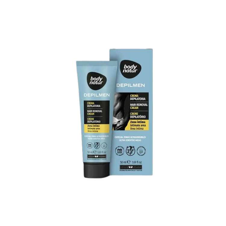 Kem Tẩy Lông Cho Nam Body Natur Depilmen Hair Removal Cream Intimate Area 50ml