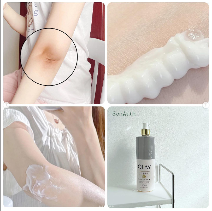 Dưỡng Thể Olay Firming & Hydrating Body Lotion with Collagen 502ml