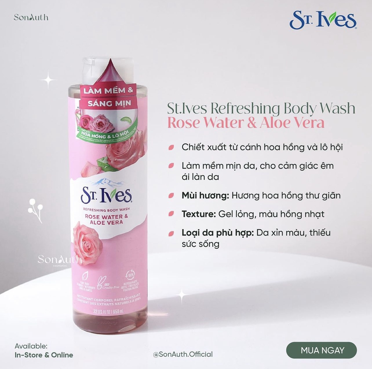 Sữa Tắm St.Ives Body Wash