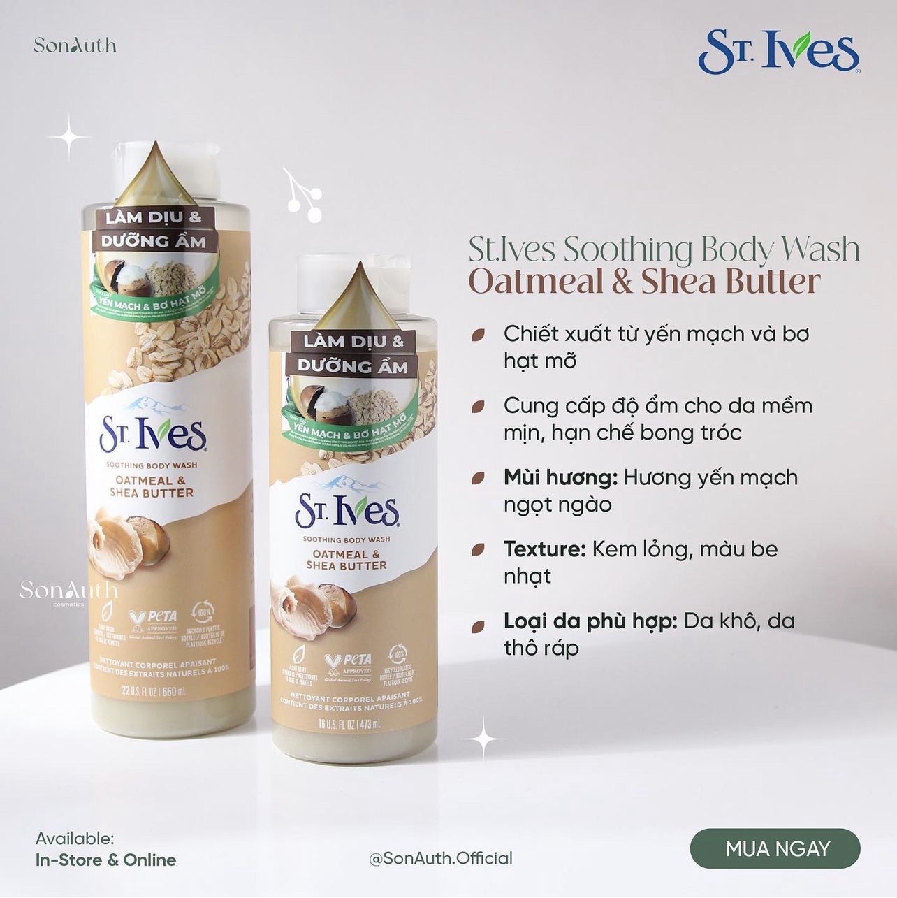 Sữa Tắm St.Ives Body Wash