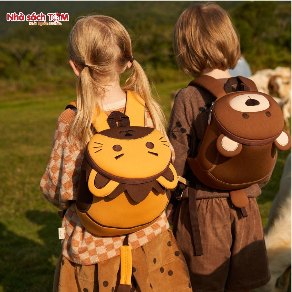 Balo mẫu giáo chống lạc Nohoo chính hãng siêu nhẹ hình thú dễ thương cho bé từ 2-6 tuổi NHB053S